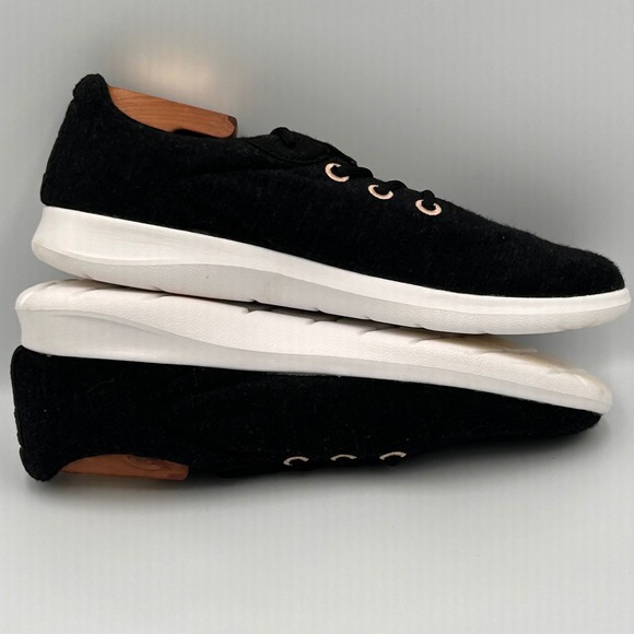 Merinos Wool Runners Black Women's Size 10 Australian Merino Wool Shoes - Picture 6 of 8